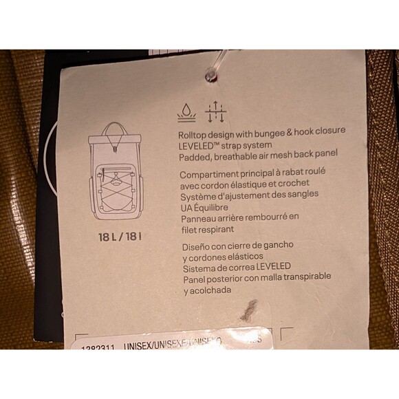 Under Armour UA Summit Small Backpack Coyote Camel Brown Waterproof $140 NEW - Picture 13 of 16